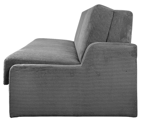Sofa MATI 3-osobowa ciemnoszara POSO 60