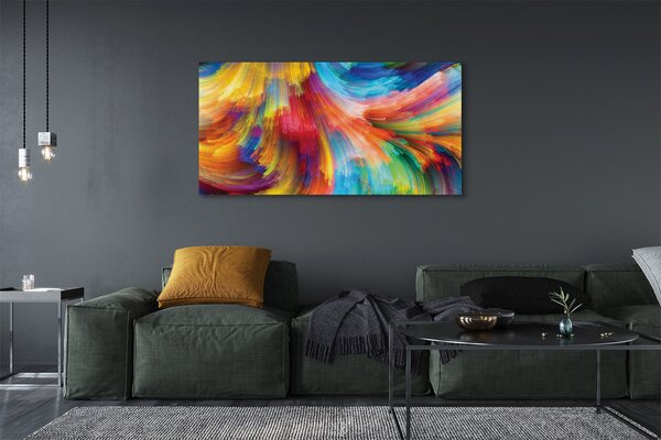 Obraz canvas na ścianę Nieregularne Paski Fraktalne