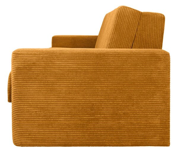Sofa 5-osobowa DOMO rozkładana sofa z funkcją spania ruda