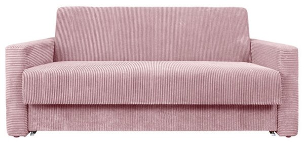 Sofa 5-osobowa DOMO rozkładana sofa z funkcją spania różowa