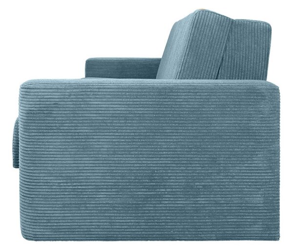 Sofa 5-osobowa DOMO rozkładana sofa z funkcją spania niebieska