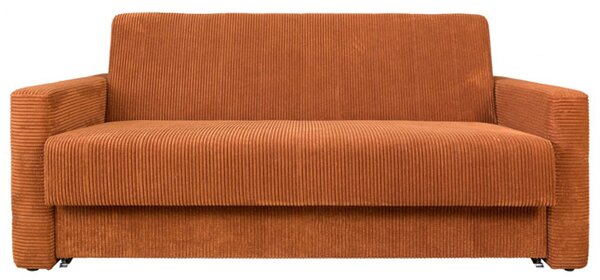 Sofa 5-osobowa DOMO rozkładana sofa z funkcją spania pomarańczowa
