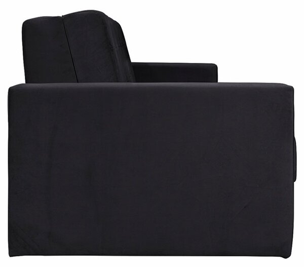 Sofa 5-osobowa MONDO rozkładana sofa z funkcją spania czarna