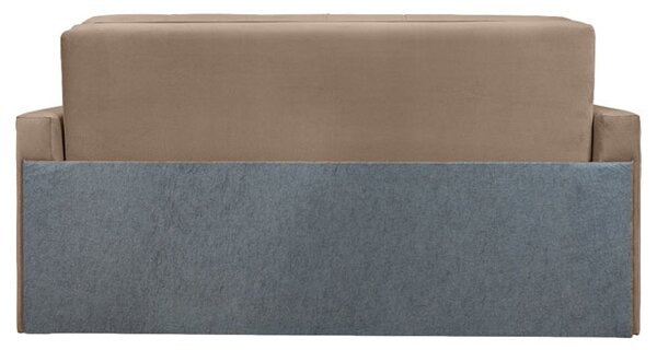 Sofa 5-osobowa MONDO rozkładana sofa z funkcją spania cappuccino