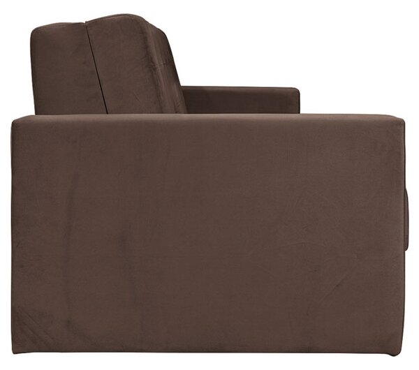 Sofa 5-osobowa MONDO rozkładana sofa z funkcją spania brązowa