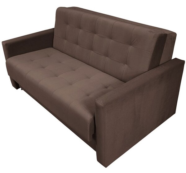 Sofa 5-osobowa MONDO rozkładana sofa z funkcją spania brązowa