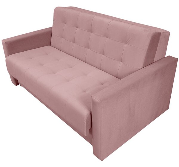 Sofa 5-osobowa MONDO rozkładana sofa z funkcją spania łososiowa