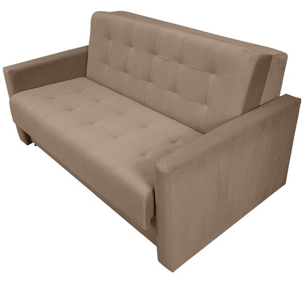Sofa 5-osobowa MONDO rozkładana sofa z funkcją spania cappuccino