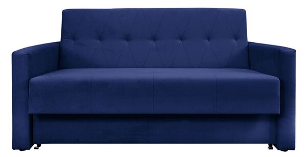 Sofa 5-osobowa BOMO rozkładana sofa z funkcją spania + mata kokosowa granatowa