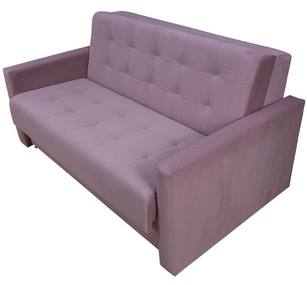 Sofa 5-osobowa MONDO rozkładana sofa z funkcją spania różowa