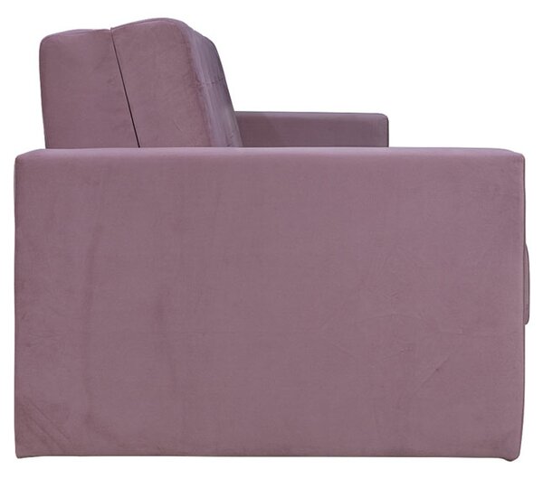 Sofa 5-osobowa MONDO rozkładana sofa z funkcją spania różowa