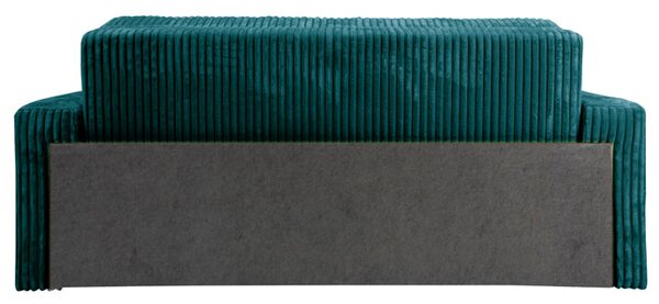 Sofa 4-osobowa DOMO ELEGANT turkusowa z funkcją spania i praktycznym schowkiem