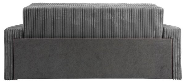 Sofa 4-osobowa DOMO ELEGANT szara z funkcją spania i praktycznym schowkiem