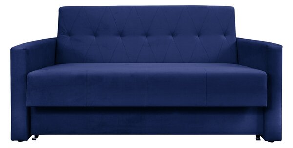 Sofa 5-osobowa BOMO SMALL rozkładana sofa z funkcją spania + mata kokosowa granatowa