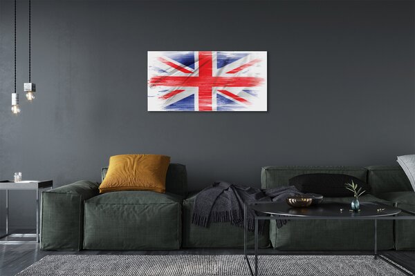 Obraz drukowany na płótnie Brytyjska Flaga Union Jack