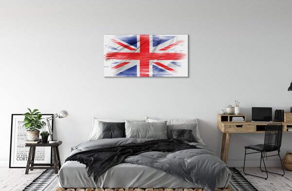 Obraz drukowany na płótnie Brytyjska Flaga Union Jack