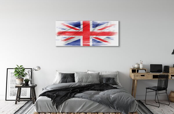 Obraz drukowany na płótnie Brytyjska Flaga Union Jack