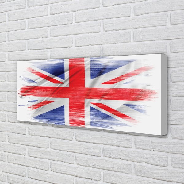 Obraz drukowany na płótnie Brytyjska Flaga Union Jack