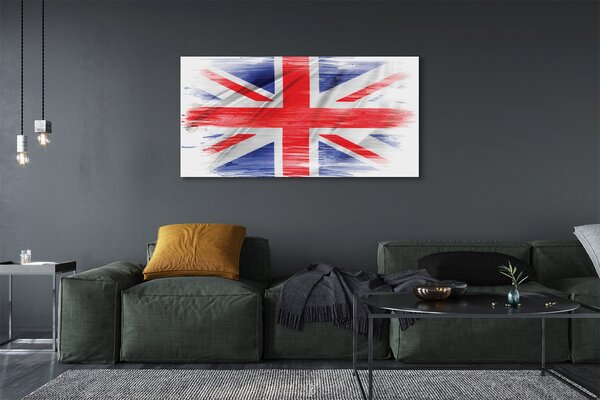 Obraz drukowany na płótnie Brytyjska Flaga Union Jack