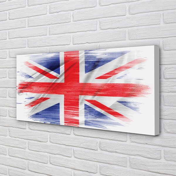 Obraz drukowany na płótnie Brytyjska Flaga Union Jack