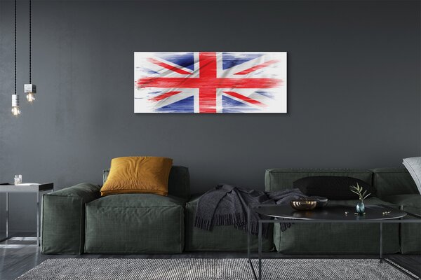 Obraz drukowany na płótnie Brytyjska Flaga Union Jack