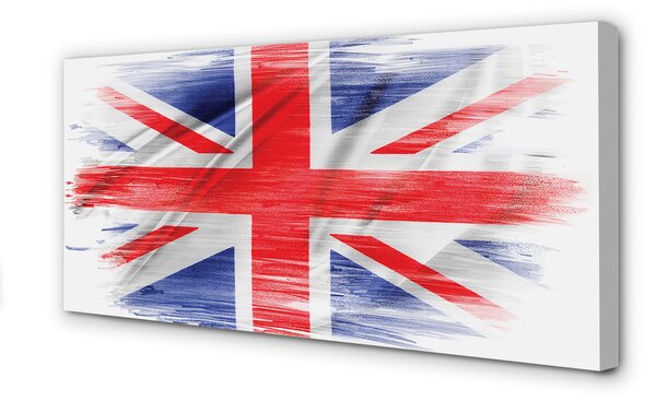 Obraz drukowany na płótnie Brytyjska Flaga Union Jack