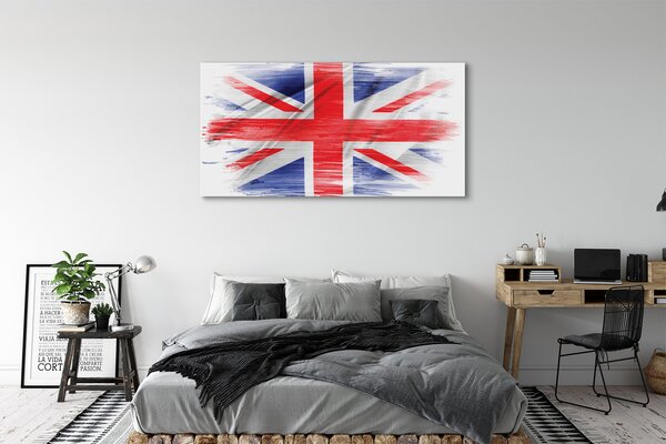 Obraz drukowany na płótnie Brytyjska Flaga Union Jack