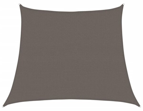 Żagiel przeciwsłoneczny, 160 g/m², antracytowy, 3/4x3 m, hdpe