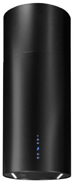 Okap wyspowy Cylindro 2STRIPS Black Matt 40 cm