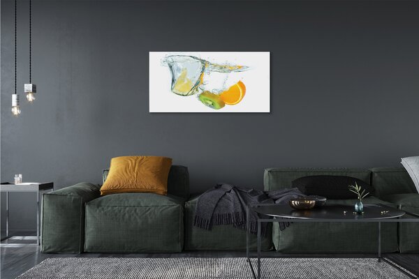 Obraz canvas na ścianę Koktajl Owocowy w Wodzie