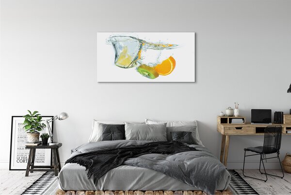 Obraz canvas na ścianę Koktajl Owocowy w Wodzie