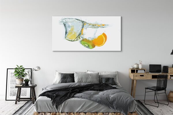 Obraz canvas na ścianę Koktajl Owocowy w Wodzie