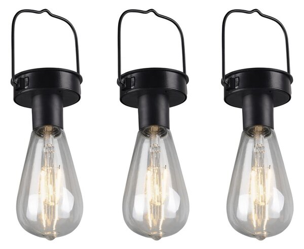 Wisząca lampa solarna LED na zewnątrz ø 7 cm Campus – Reality