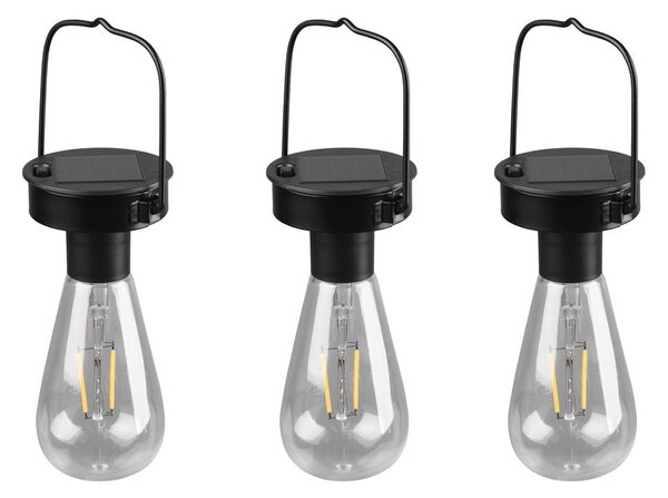 Wisząca lampa solarna LED na zewnątrz ø 7 cm Campus – Reality