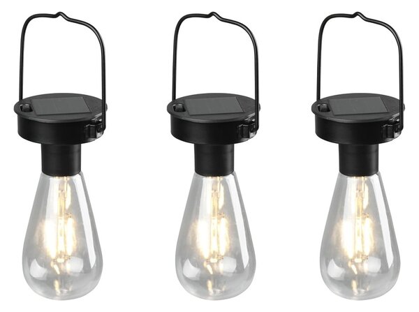 Wisząca lampa solarna LED na zewnątrz ø 7 cm Campus – Reality