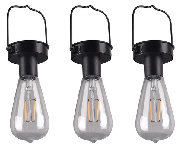 Wisząca lampa solarna LED na zewnątrz ø 7 cm Campus – Reality