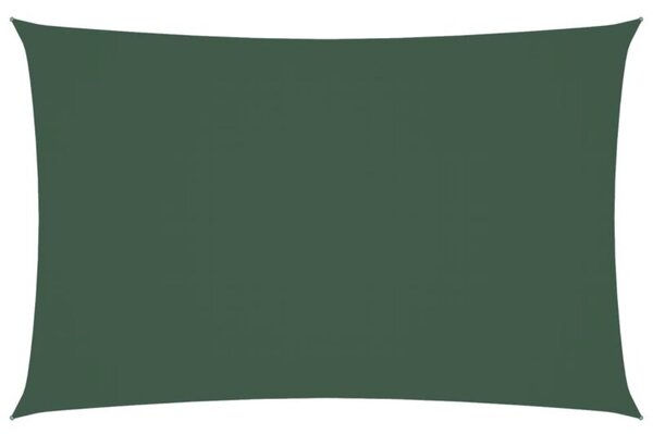 Prostokątny żagiel ogrodowy z tkaniny oxford, 2x5 m, zielony