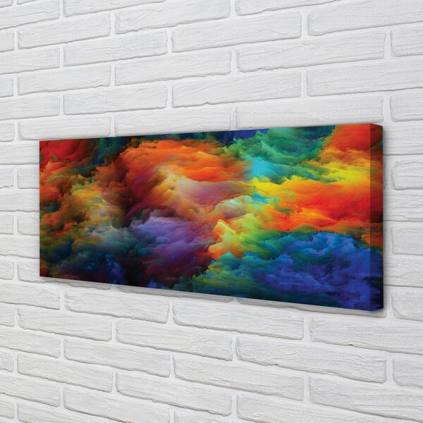 Obraz canvas na ścianę Trójwymiarowe Kolorowe Fraktale