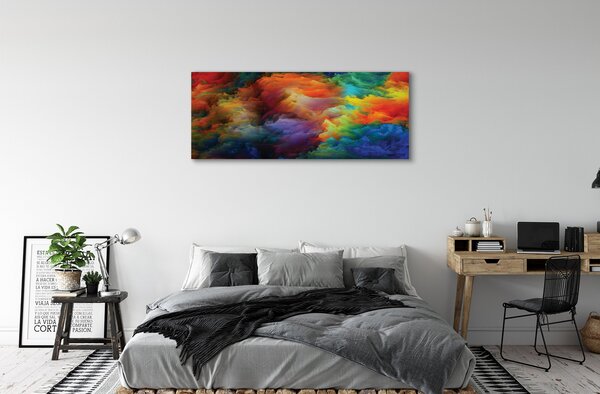 Obraz canvas na ścianę Trójwymiarowe Kolorowe Fraktale