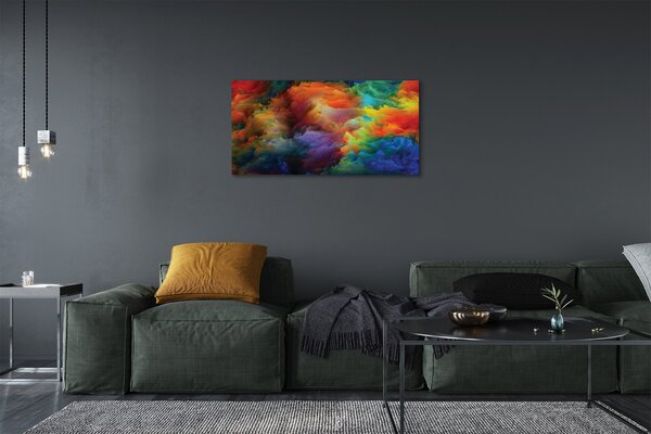 Obraz canvas na ścianę Trójwymiarowe Kolorowe Fraktale