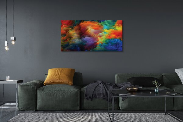 Obraz canvas na ścianę Trójwymiarowe Kolorowe Fraktale