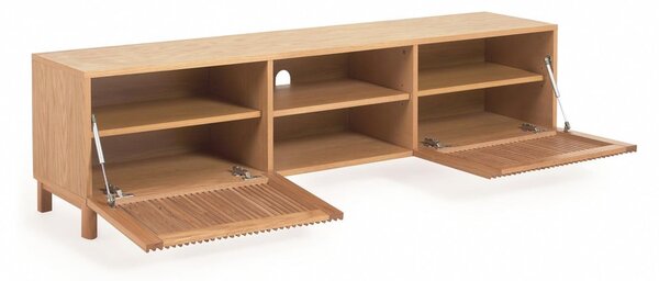 Szafka pod TV w dekorze dębu 180x50 cm Beyla – Kave Home