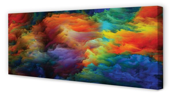 Obraz canvas na ścianę Trójwymiarowe Kolorowe Fraktale