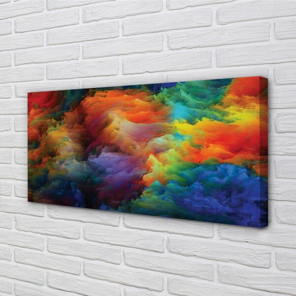 Obraz canvas na ścianę Trójwymiarowe Kolorowe Fraktale