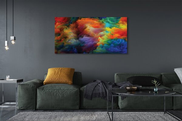 Obraz canvas na ścianę Trójwymiarowe Kolorowe Fraktale