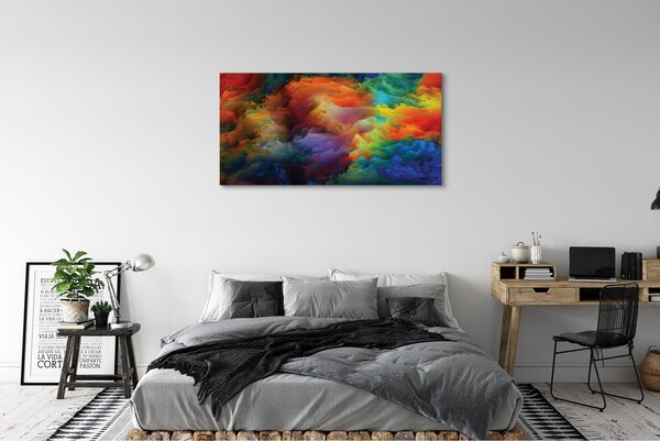 Obraz canvas na ścianę Trójwymiarowe Kolorowe Fraktale