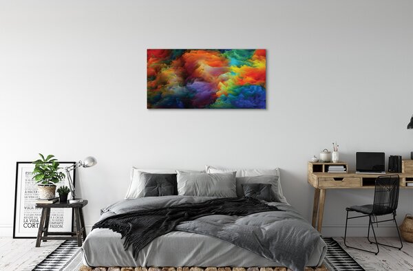 Obraz canvas na ścianę Trójwymiarowe Kolorowe Fraktale