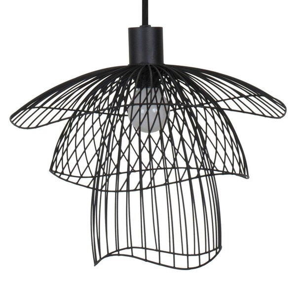Lampa Wisząca Forestier, Papillon XS, ściemnialny, czarny, salon, metal, design
