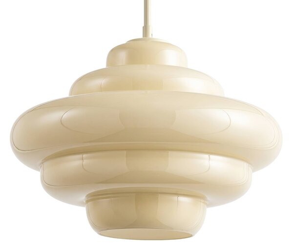 Lampa wisząca Leilani Lucande, możliwość ściemniania, żółty / pomarańczowy, salon / jadalnia, szkło, design