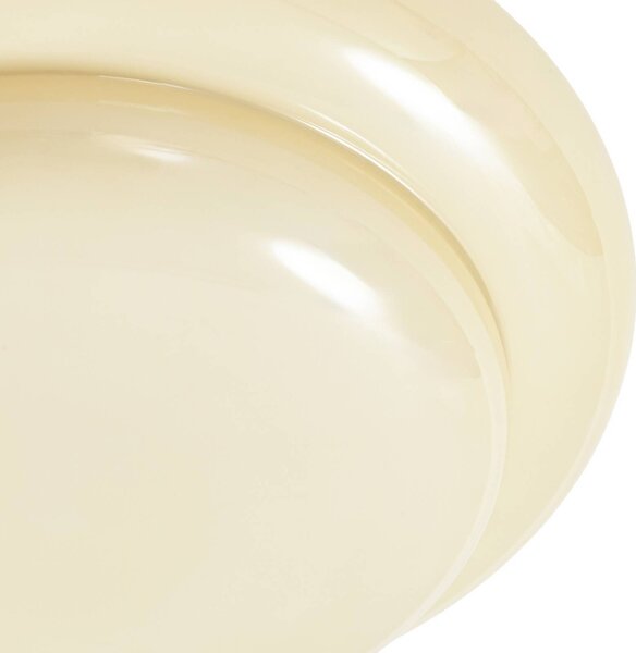 Lampa sufitowa Leilani Lucande, możliwość ściemniania, żółty / pomarańczowy, salon / jadalnia, szkło, design